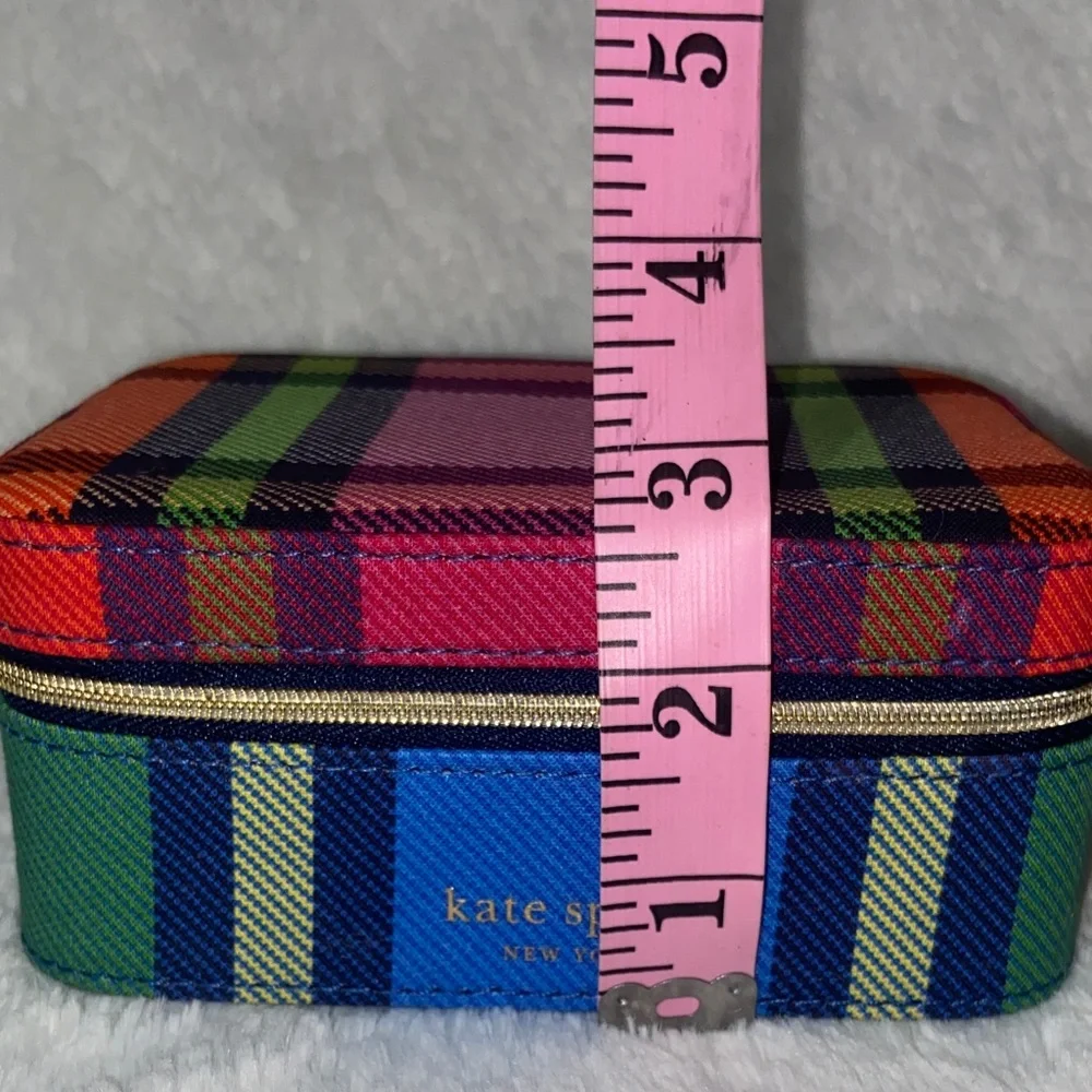 Kate Spade"Grand Plaid Duo" Jewelry Organizer - Picture 12 of 13